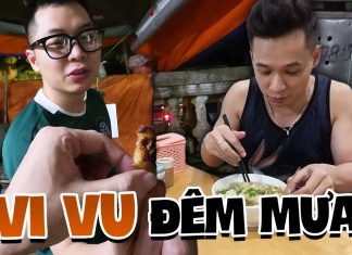 (Độ đi date #7) Độ Mixi cùng boy phố Lê Khôi vi vu đêm mưa, ăn thử mì vằn thắn và donner bố già.